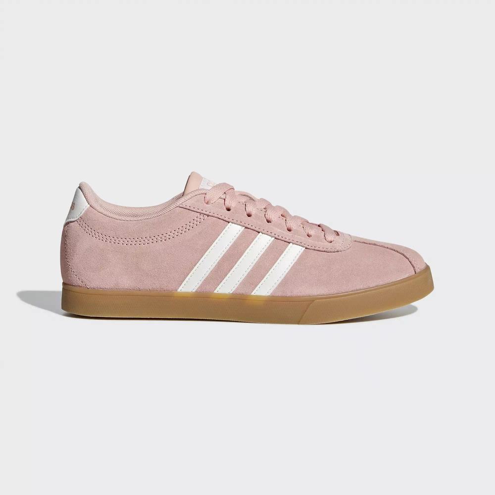 Adidas Courtset Zapatillas De Tenis Rosas Para Mujer (MX-95216)